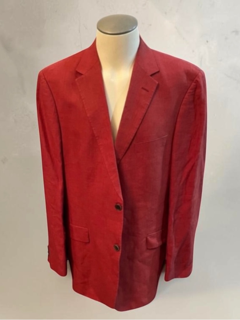 HUGO BOSS SAKS FIFTH AVENUE 100% LINEN JACKET SIZE 44